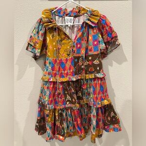 Alden Adair triple crown pattern dress